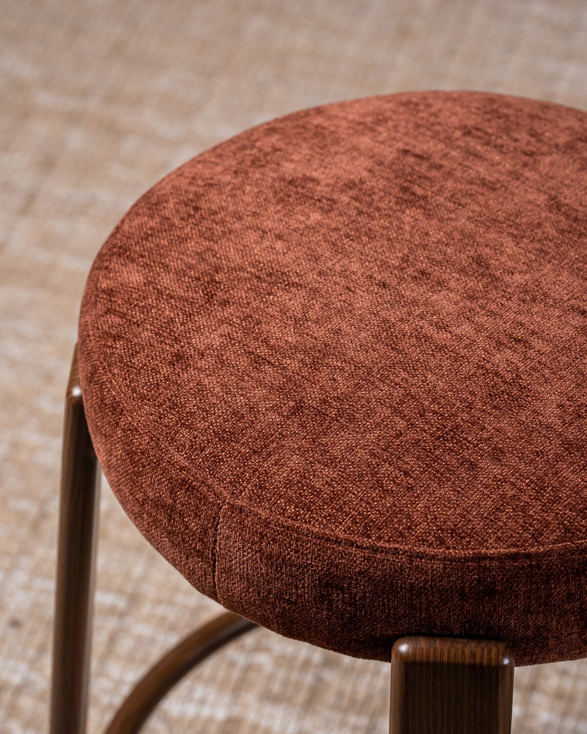 63.5cm Orin Chenille Bar Stools