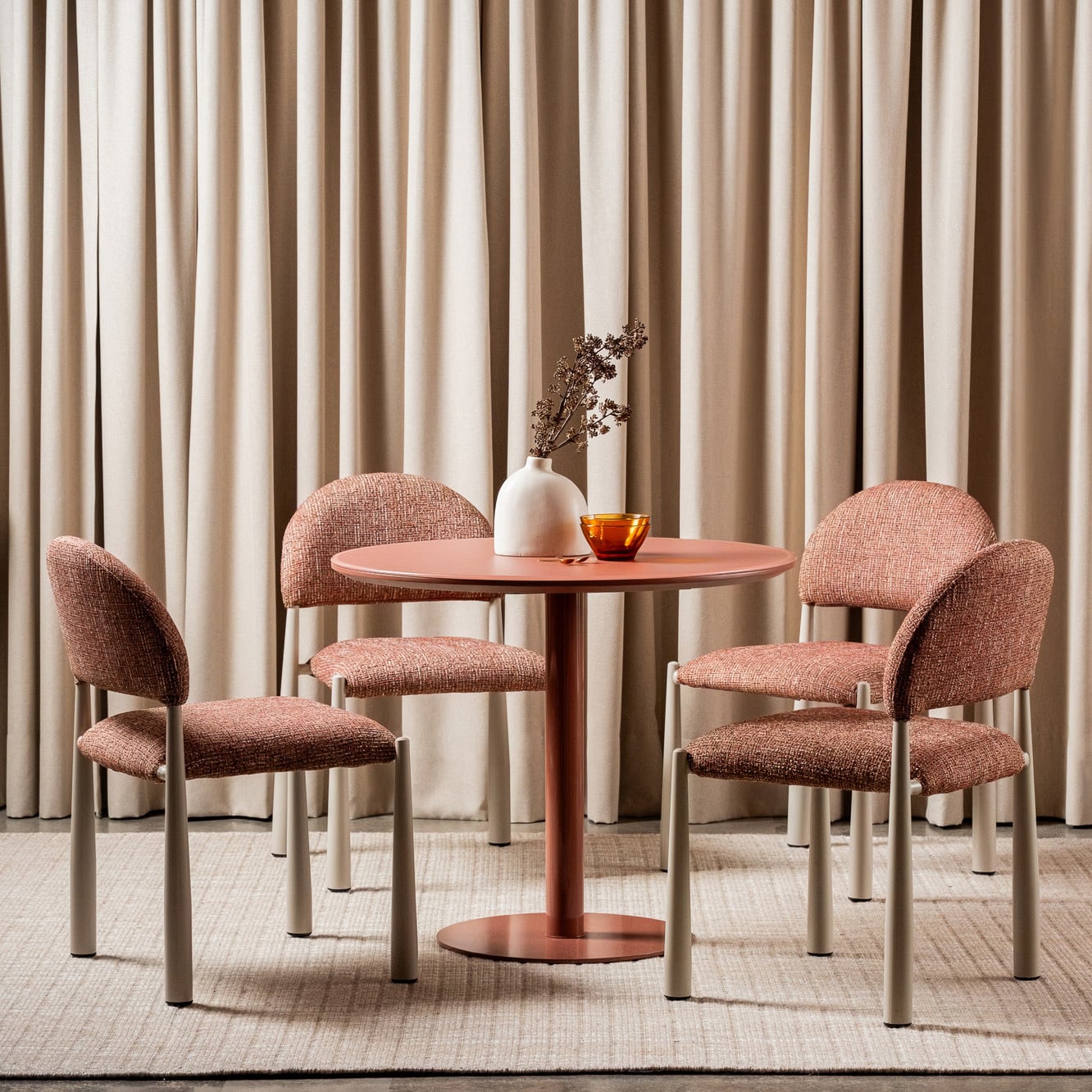 Riven Round Dining Table
