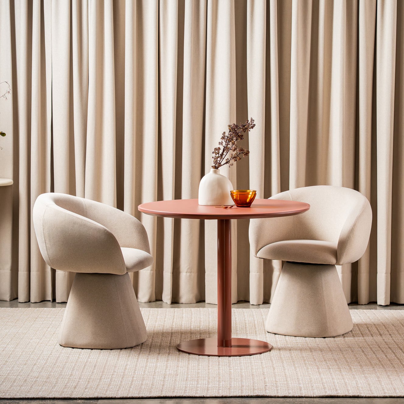 Riven Round Dining Table