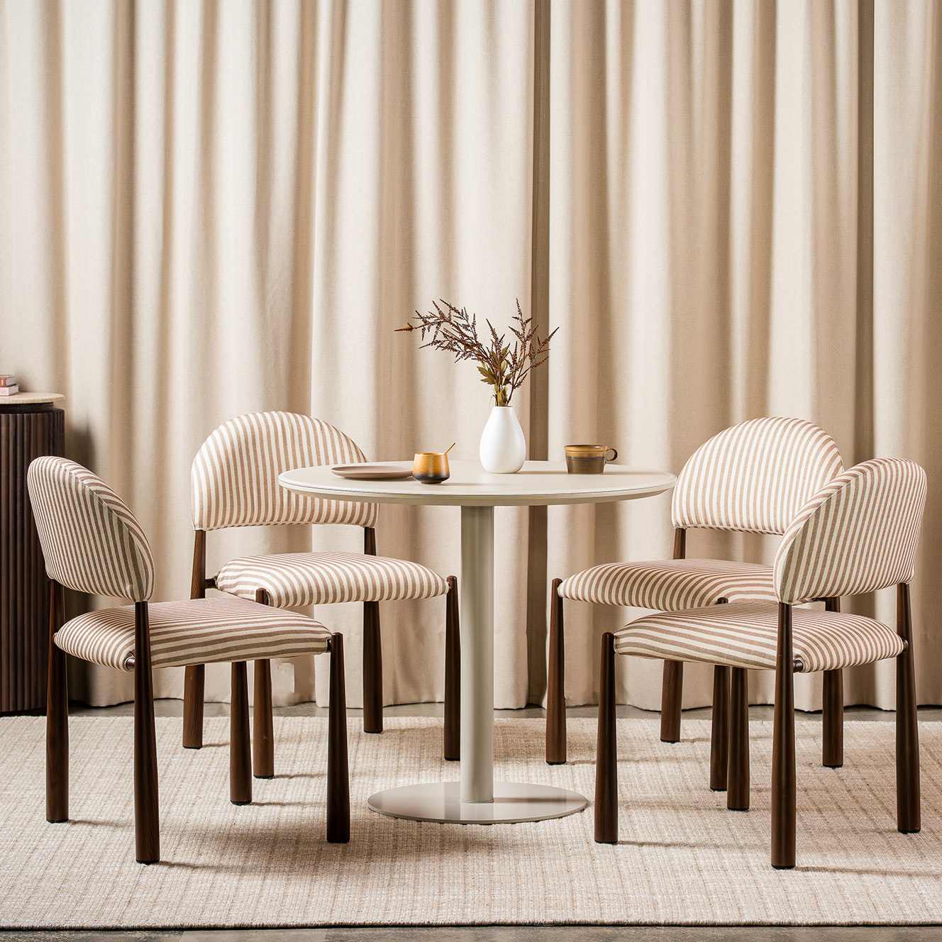 Riven Round Dining Table