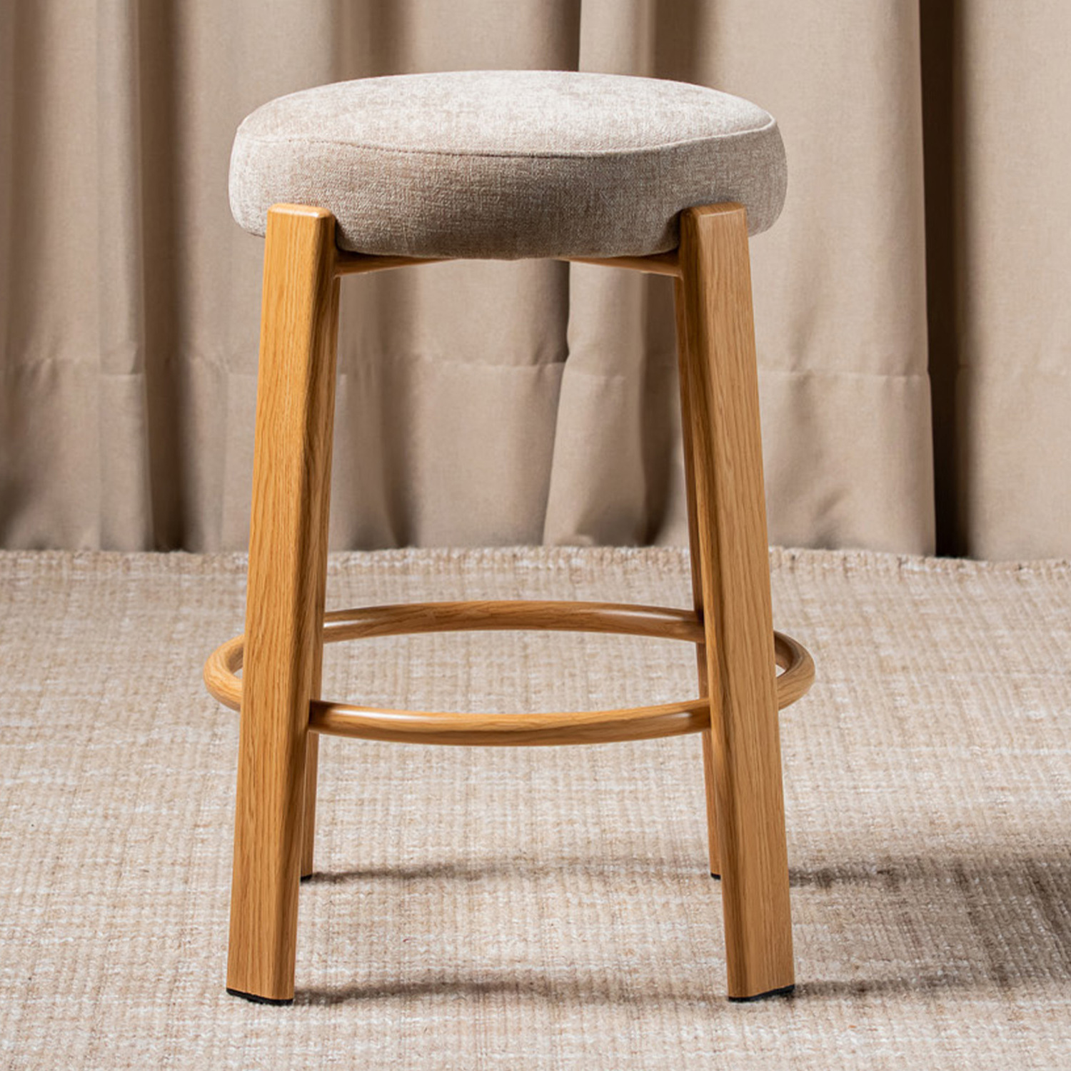 63.5cm Orin Chenille Bar Stools