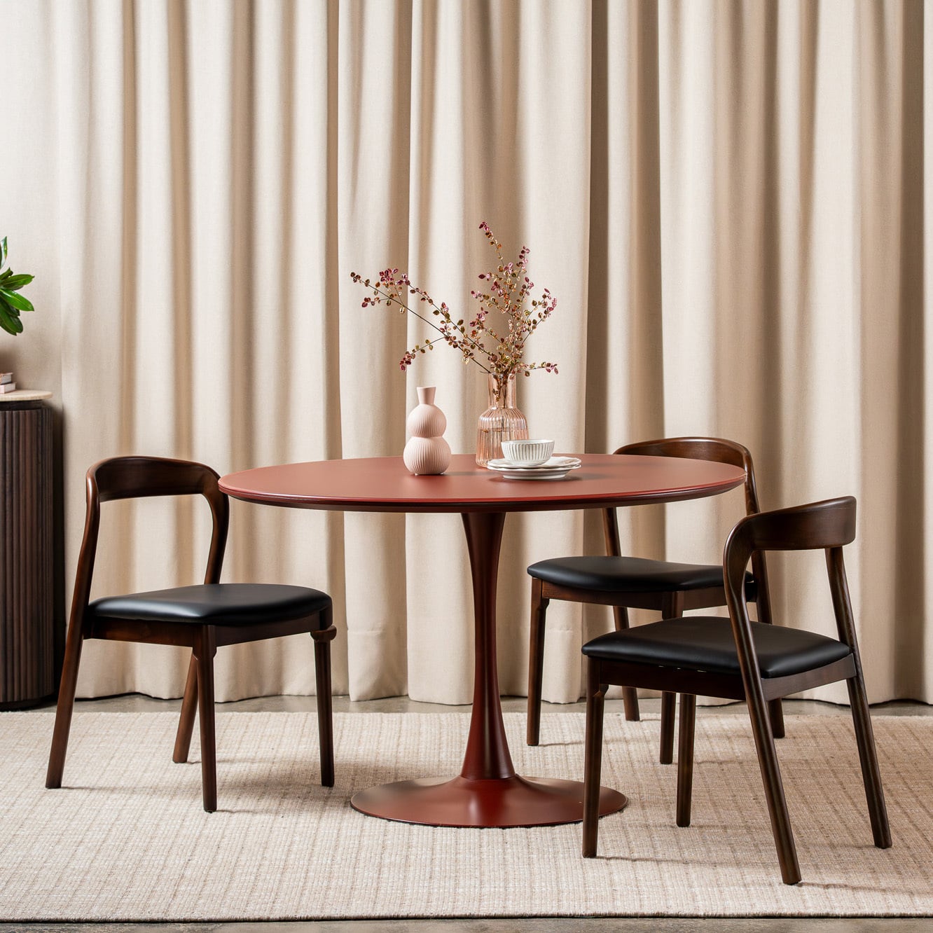 Dovian Faux Leather Dining Chairs