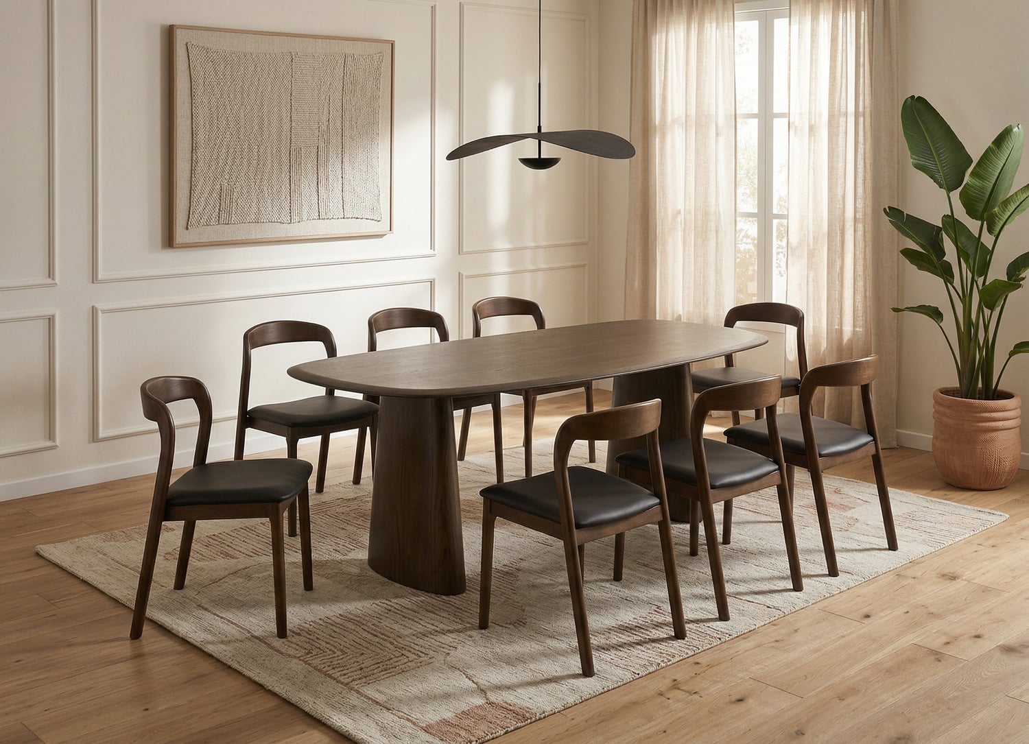 Dovian Faux Leather Dining Chairs
