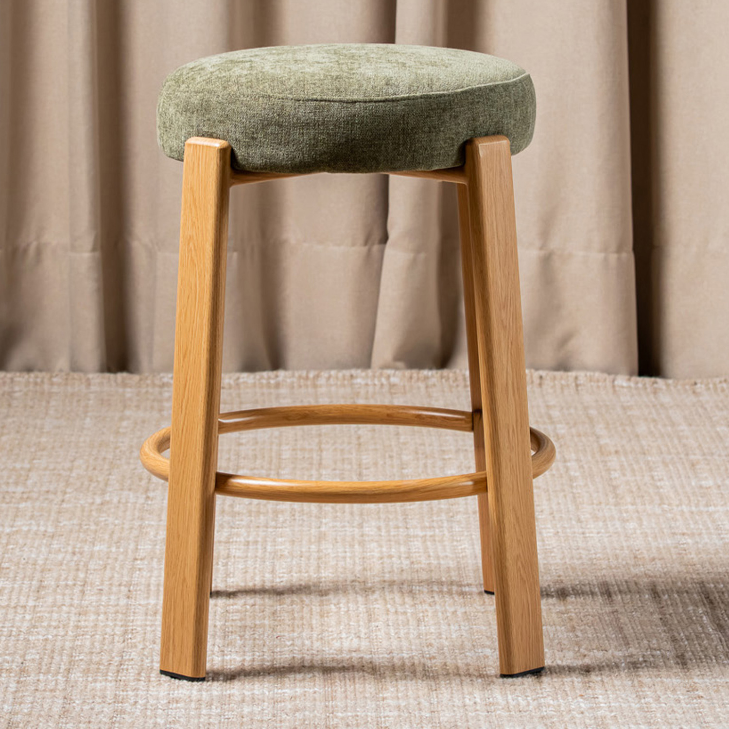 63.5cm Orin Chenille Bar Stools