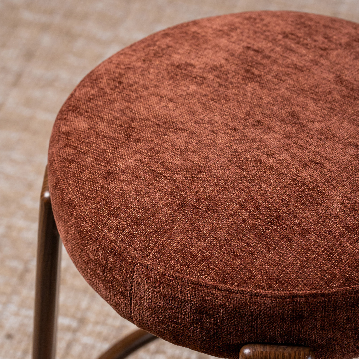 63.5cm Orin Chenille Bar Stools