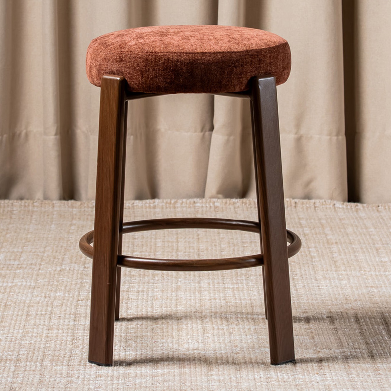 63.5cm Orin Chenille Bar Stools