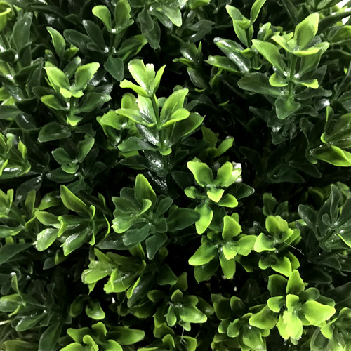 50cm Potted Faux Mixed Green Topiary