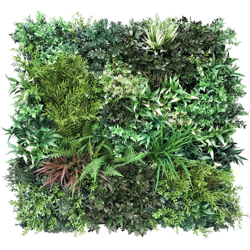 90cm Square Faux Native Meadows Vertical Garden | Temple & Webster