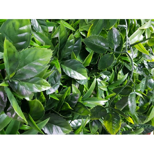100cm Square Green Meadows Faux Foliage Wall Panel