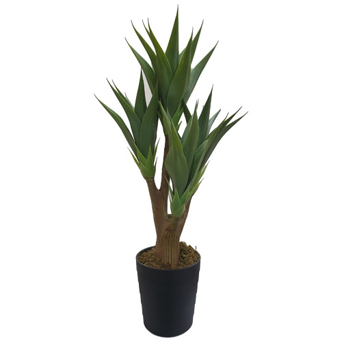 DesignerPlants 100cm Potted Faux Agave Plant Temple & ster