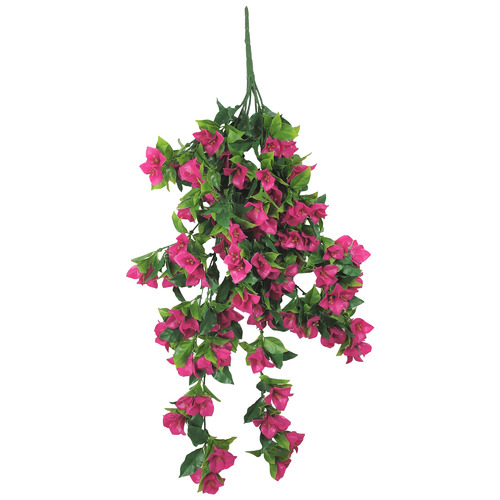 BotanicArtisan 90cm Faux Pink Bougainvillea Hanging Plant Stem | Temple ...