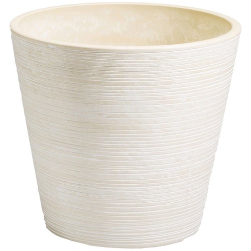 Striped Engraved Plant Pot