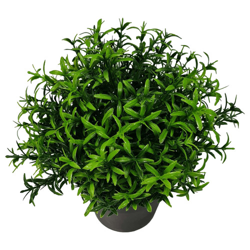 20cm Potted Faux Small Bright Rosemary Herb Plant