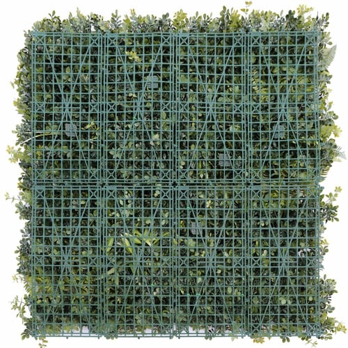 100cm Faux Vista Green Hedge Wall Panel