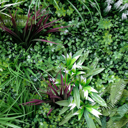 100cm Faux Vista Green Hedge Wall Panel
