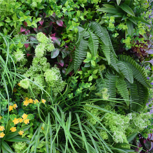 100cm Faux Country Fern Vertical Hedge Wall Panel