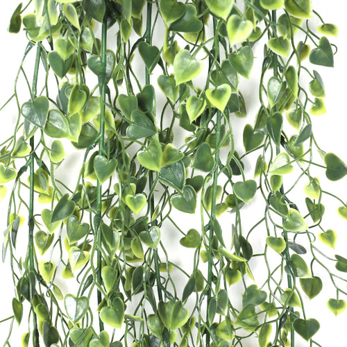 90cm Faux Hanging Heart Leaf Plant
