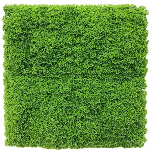 Faux Moss & Green Wall