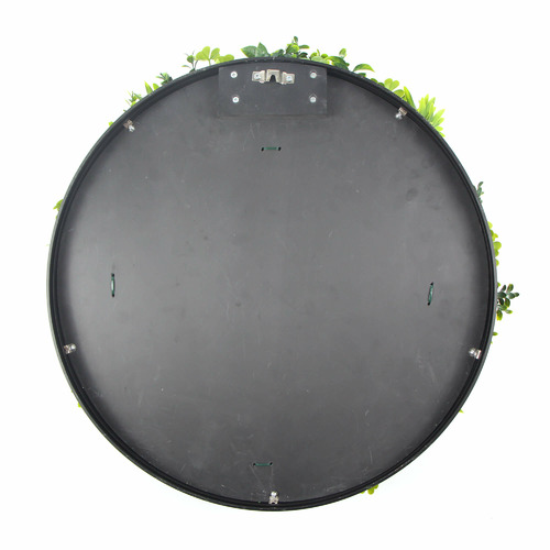 50cm Faux Flowering White Green Wall Disc