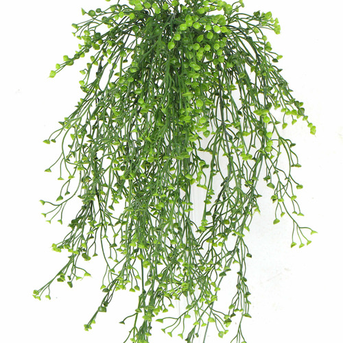 90cm Faux Natural Green Hanging Plant Temple & ster