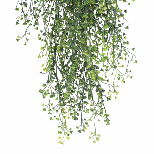 BotanicArtisan 56cm Potted Faux Hanging Pearls Plant | Temple & Webster