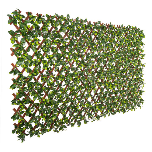 BotanicArtisan 200cm Green Faux Jasmine Extendable Trellis Temple & ster