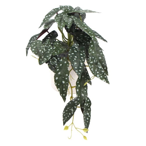 30cm Potted Faux Begonia Plant