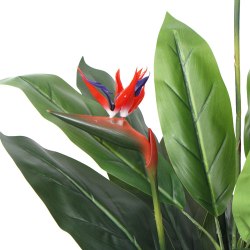 150cm Potted Faux Bird of Paradise Plant Temple & ster