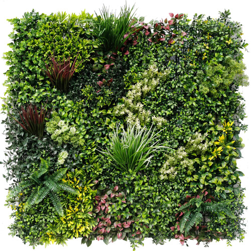 100cm Faux Vertical Garden Wall Panel Temple & ster