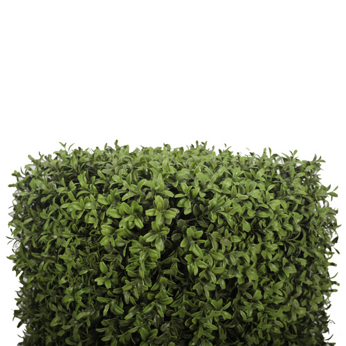 55cm Potted Faux Square Topiary Plant