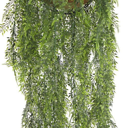 135cm Faux Hanging Fern Foliage Plant Temple & Webster
