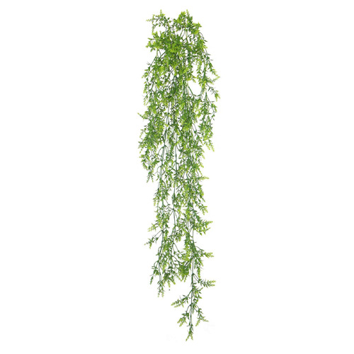 BotanicArtisan 130cm Faux Evergreen Hanging Plant | Temple & Webster