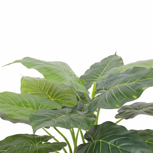 70cm Potted Faux Taro & Elephant Ear Plant