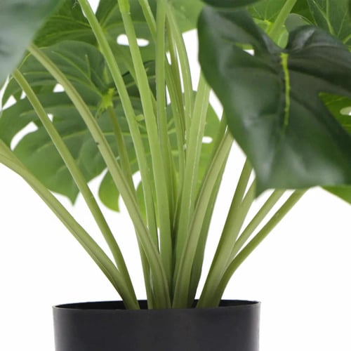 50cm Potted Faux Dense Split Philodendron