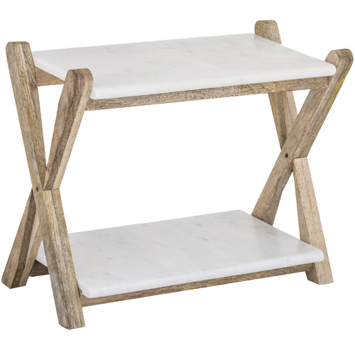 Elle 2 Tier Marble Serving Board