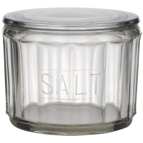Hemingway Glass Salt Jar