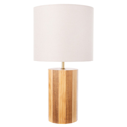 48cm Fairfield Pine Wood Table Lamp
