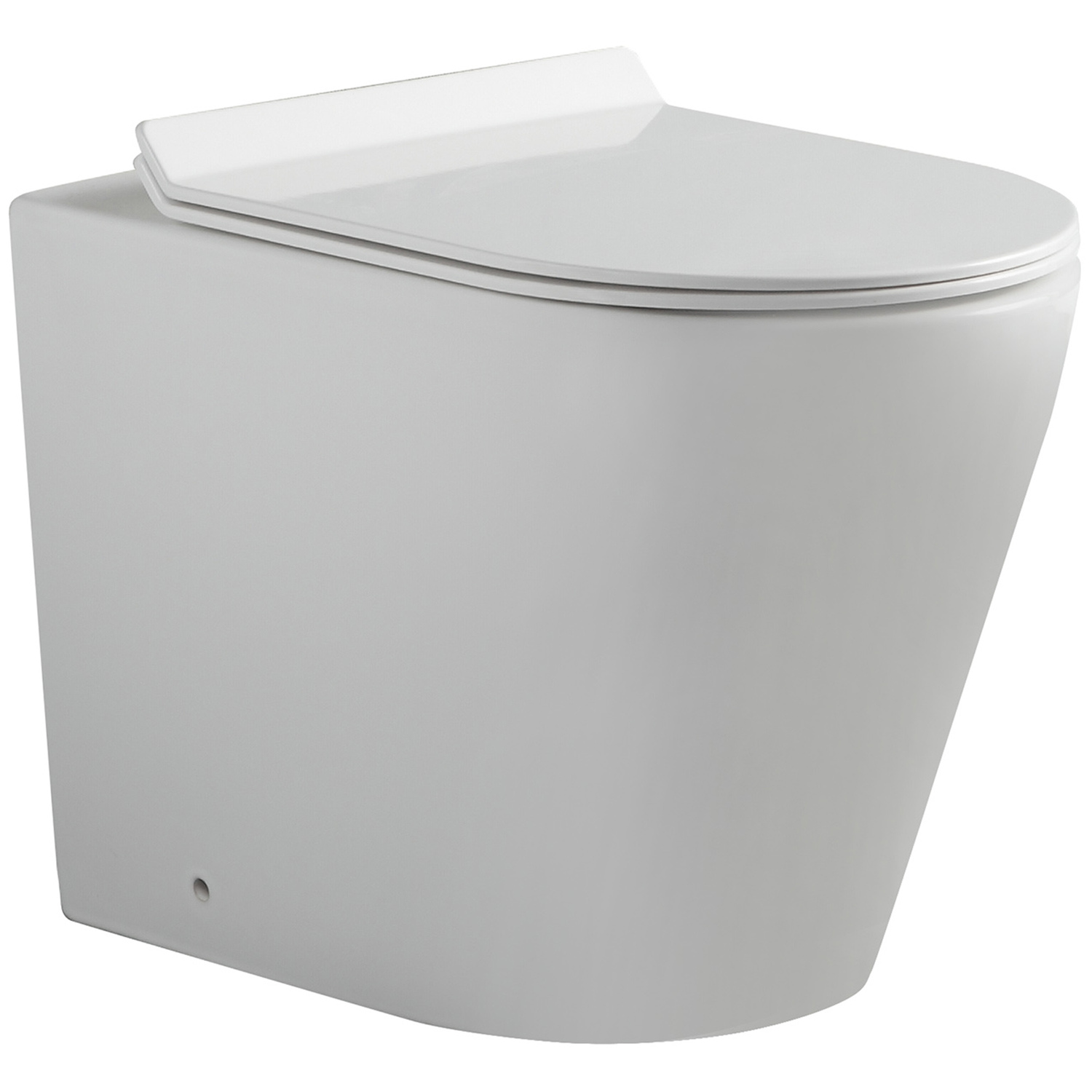 Flay-R Ceramic Back-To-Wall Pan