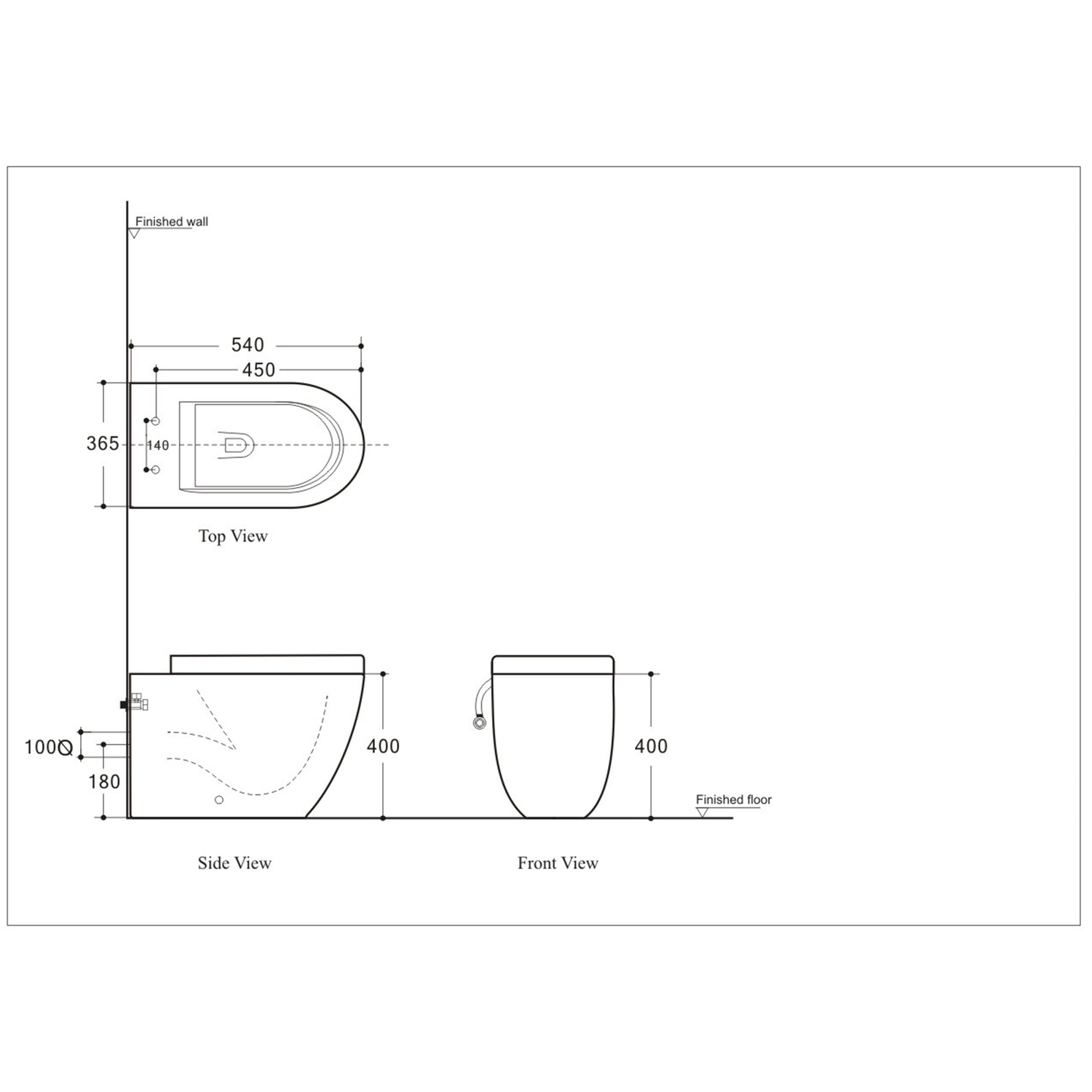 Alexander-R Ceramic Back-To-Wall Pan