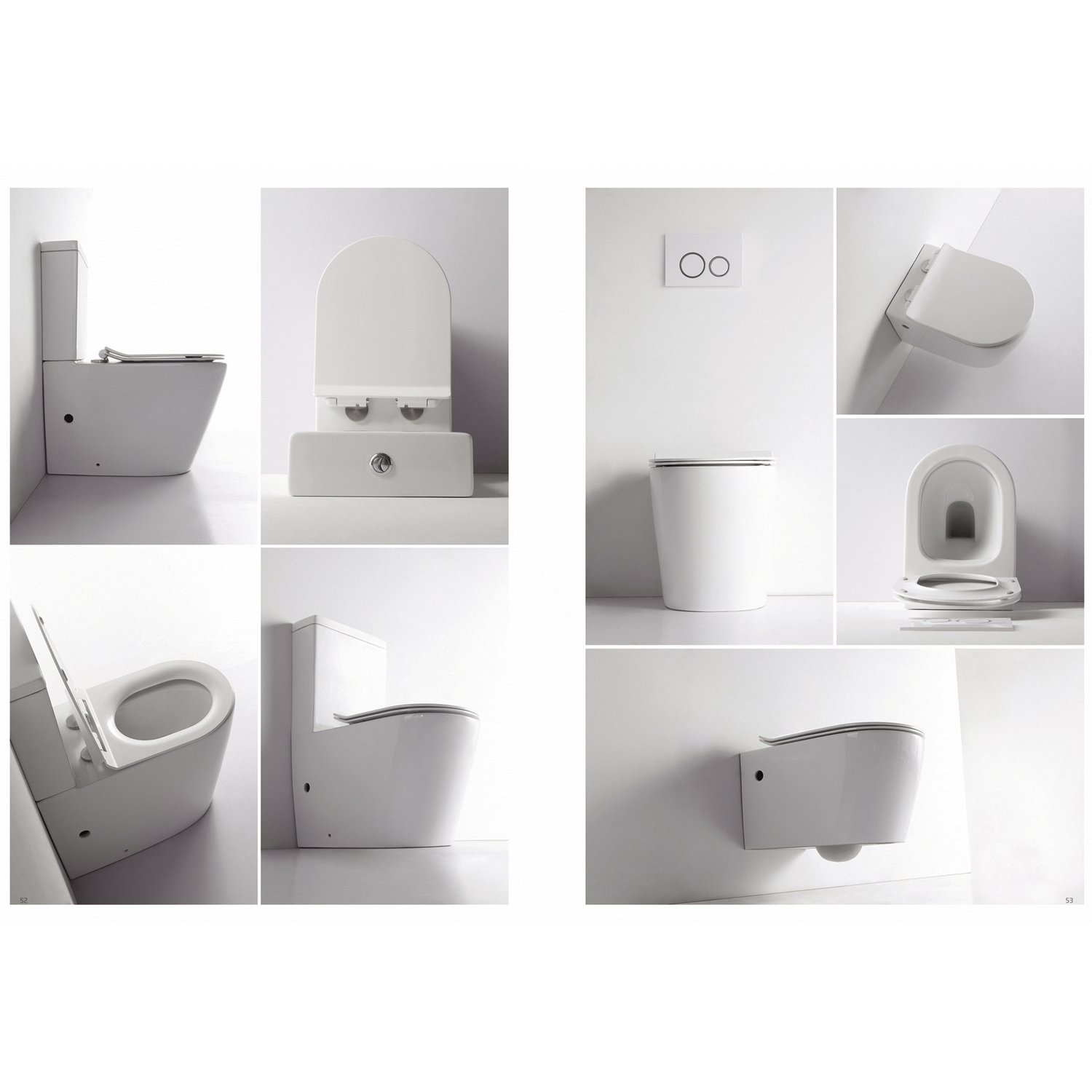 Flay-R Ceramic Wall Mounted Pan