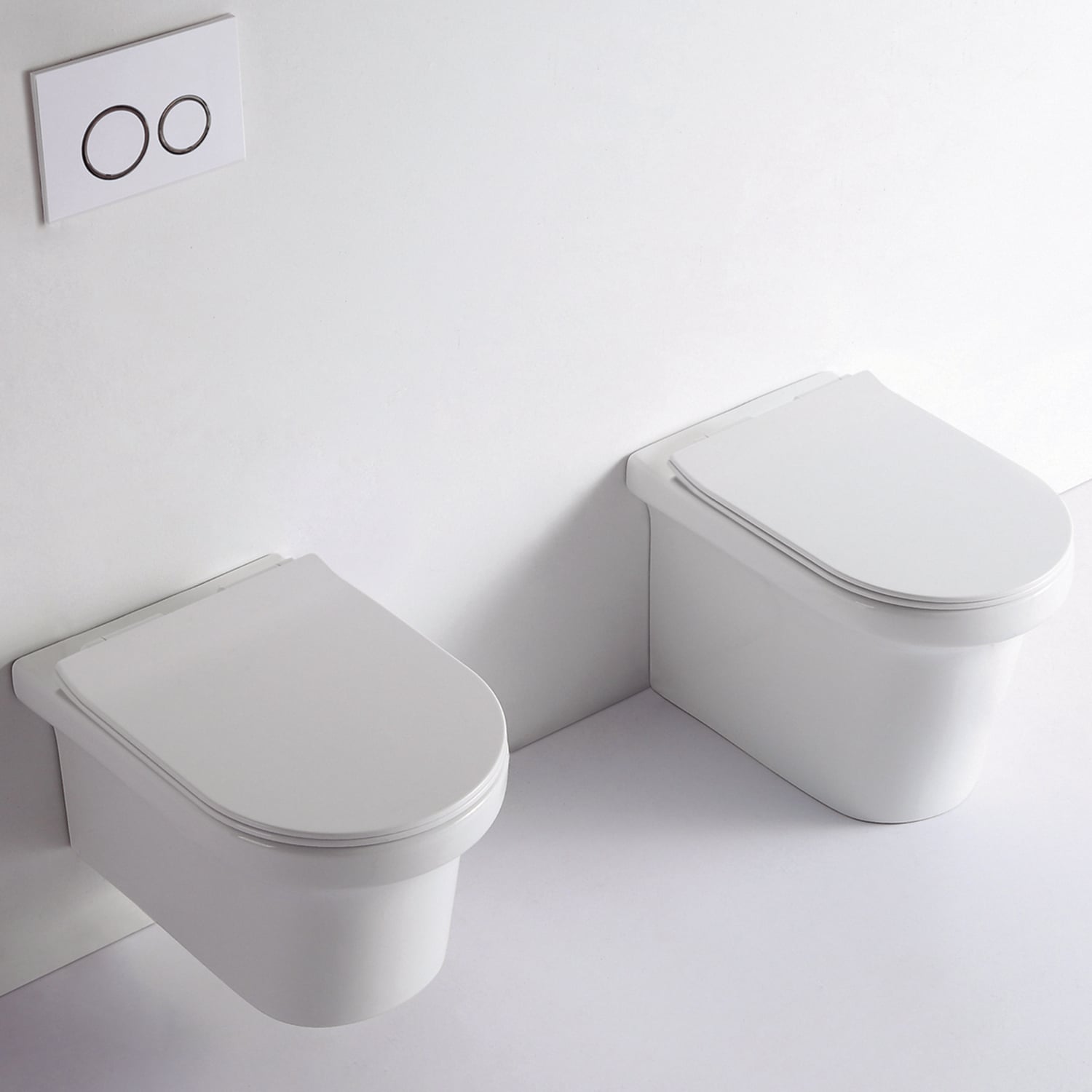 Vella Ceramic Wall Mounted Pan