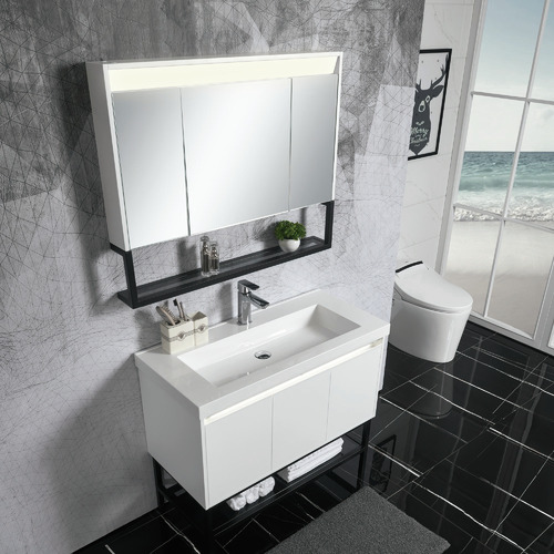Belbagno Zero Vanity Mirror & Storage Cabinet & Reviews | Temple & Webster