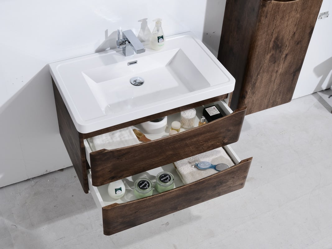 500 x 1200cm Ancona Wall Mounted Bathroom Vanity Unit