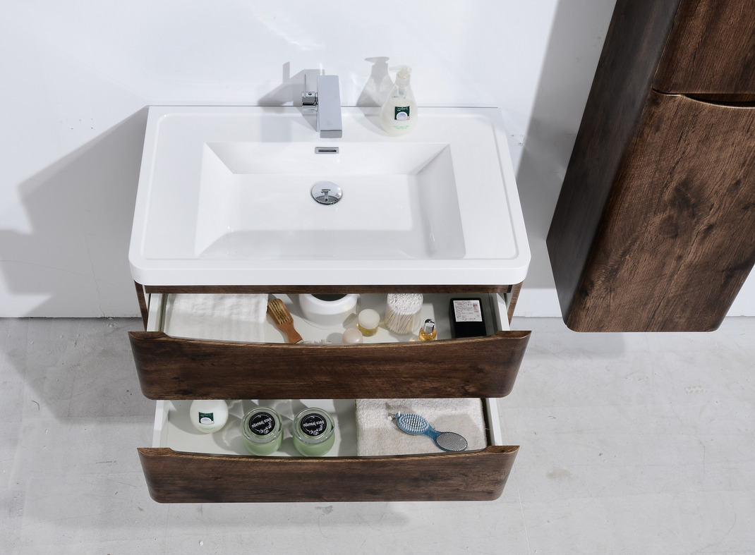 500 x 1200cm Ancona Wall Mounted Bathroom Vanity Unit