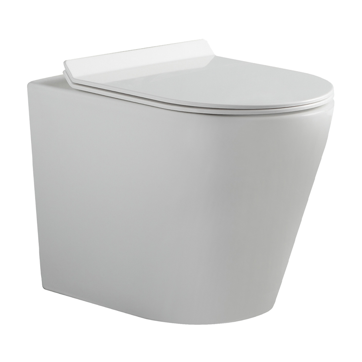 Flay-R Ceramic Back-To-Wall Pan
