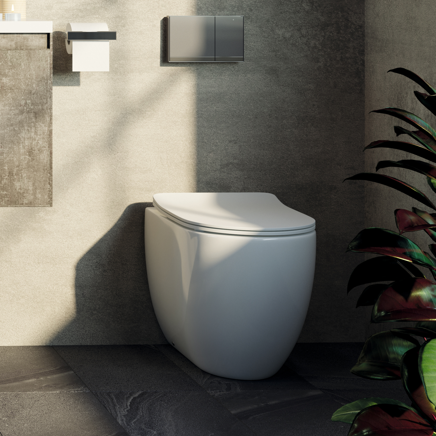Alexander-R Ceramic Back-To-Wall Pan