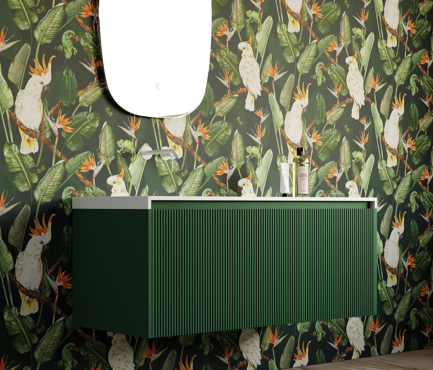120cm Rimini Wall Mounted Vanity with Basin