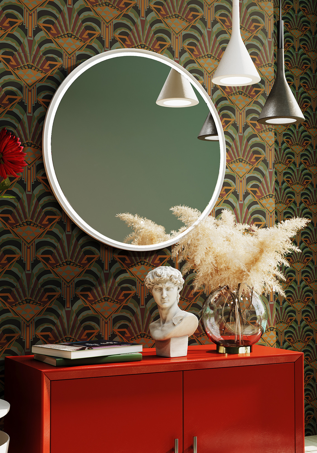 Marmo Round LED Mirror