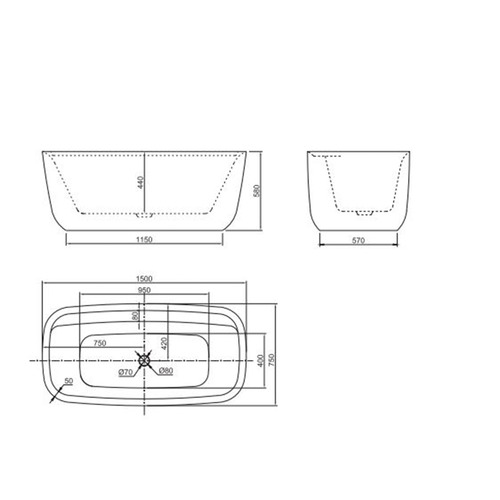Terriccio Freestanding Bathtub
