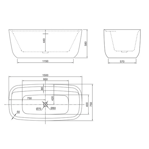 Terriccio Free-Standing Bath